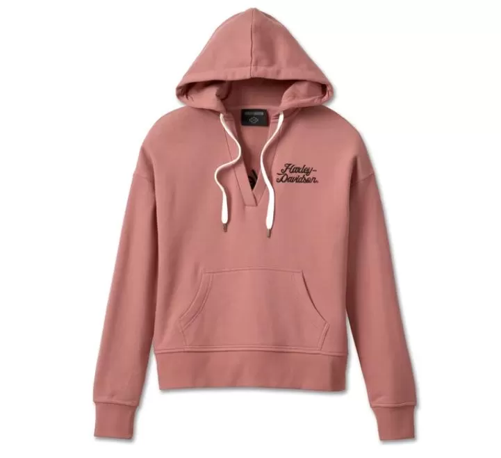 Pink harley davidson hoodie hotsell