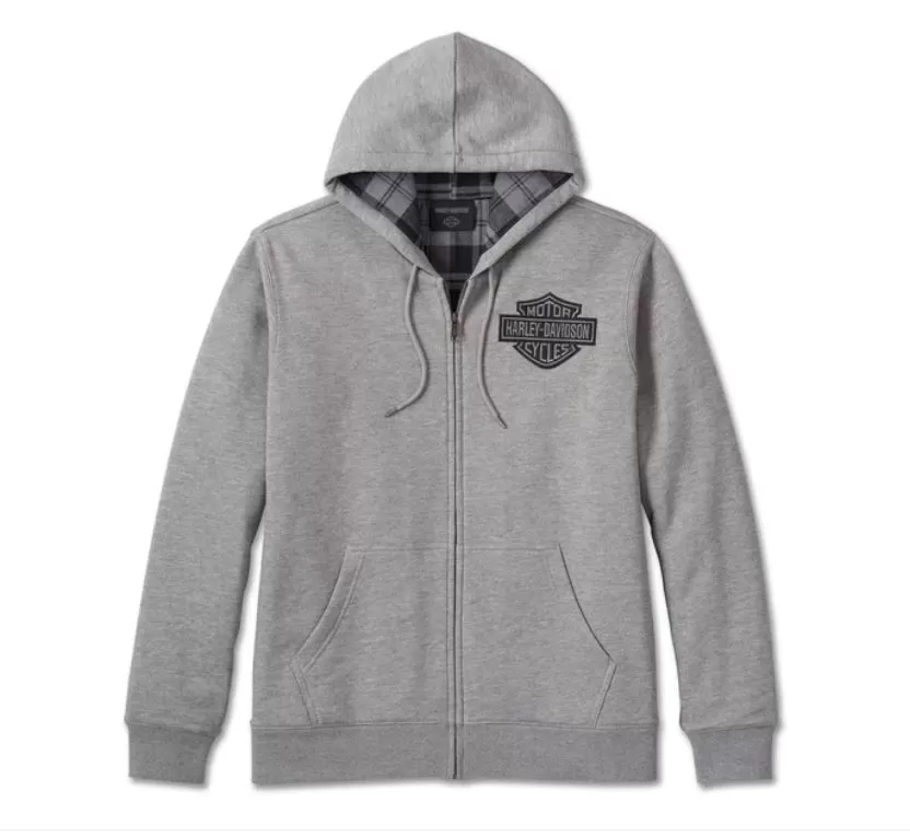 Harley davidson fleece hoodie on sale